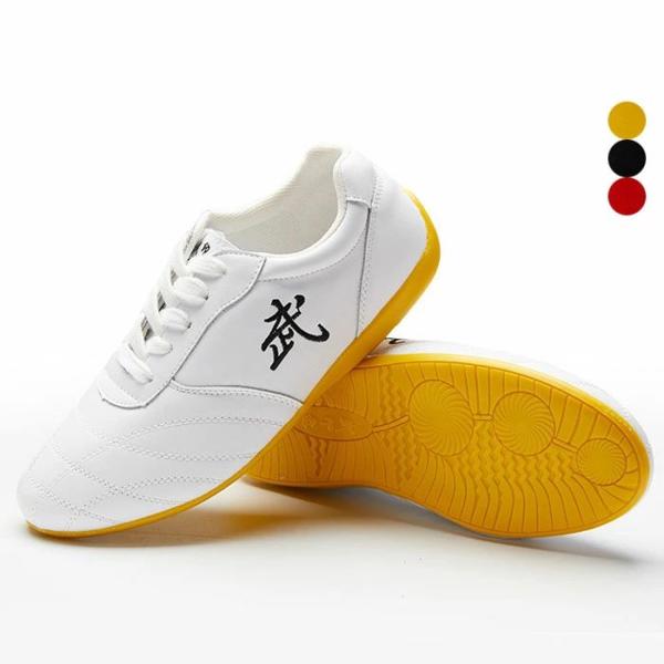 太極拳シューズ オールシーズン 男女兼用 太極拳 靴 太極拳用シューズ 22.5-28.5cm 本革...