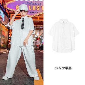 無地 キッズ ダンス衣装 セットアップ スーツ...の詳細画像4