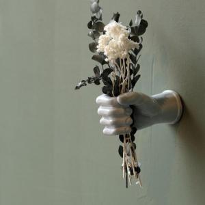 AS POTTERY WALL HAND YY C0 WVT 手 ハンド 片手 オブジェ 陶器 置物 彫刻 花器 アズポタリー 壁面 壁面インテリアの商品画像