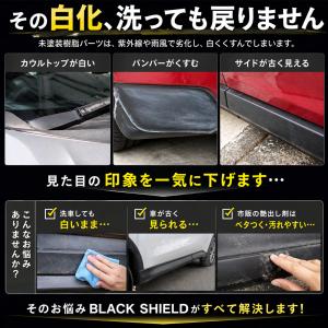 ランキング1位 車 洗車 黒樹脂復活 コーティ...の詳細画像2