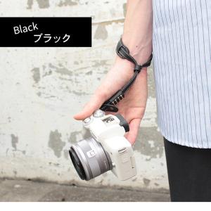 レザー カメラ ハンドストラップ 革 3色 手...の詳細画像4