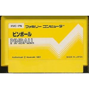 ファミコン (FC)　<BR>ピンボール (ソフト単品)日焼け有り
