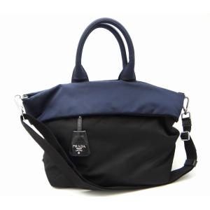 PRADA（プラダ） B8484 TESSUTO CITY ナイロン ハンドバッグ ブラック