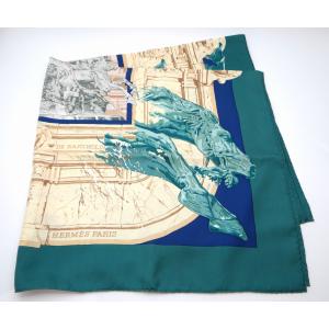 HERMES（エルメス） スカーフ カレ 90 大判スカーフ 正方形 AUX CHAMPS