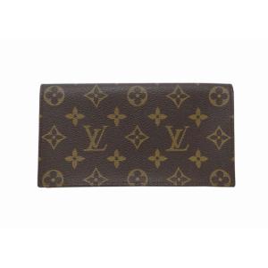 LOUIS VUITTON ルイヴィトン モノグラム 二つ折り長札入れ＜USED＞【送料無料】｜bossfull