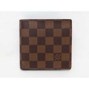 LOUIS VUITTON ルイヴィトン N61665 ダミエ・エベヌ ポルトビエ・カルトクレディ・モネ 二つ折り財布＜USED＞｜bossfull