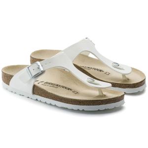 ビルケンシュトック ギゼ ビルコフロー BIRKENSTOCK GIZEH Birko-Flor ホワイト メンズ レディース サンダル レギュラー幅 043731｜bostonclub