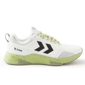 ヒュンメル リーチ TR CORE hummel REACH TR CORE WHITE/GREEN メンズ レディース スニーカー HM225230-9208｜bostonclub