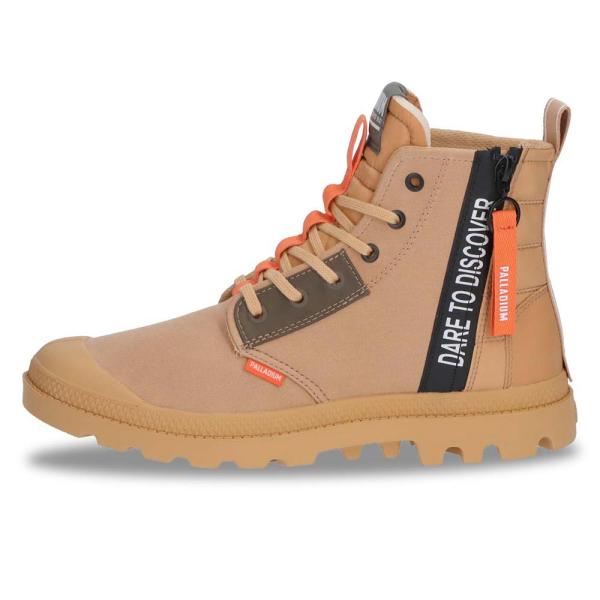 パラディウム PALLADIUM PAMPA HI OVERLAB 2 WOODLIN メンズ レデ...