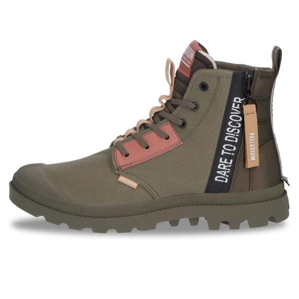 パラディウム PALLADIUM PAMPA HI OVERLAB 2 OLIVE NIGHT メン...