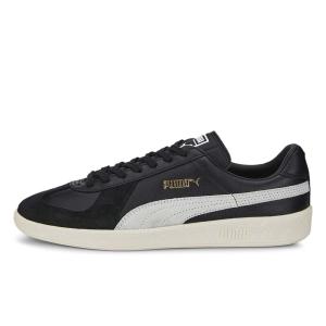 プーマ アーミートレーナー PUMA ARMY TRAINER PUMA BLACK-PRISTINE メンズ レディース スニーカー 386607-02｜bostonclub