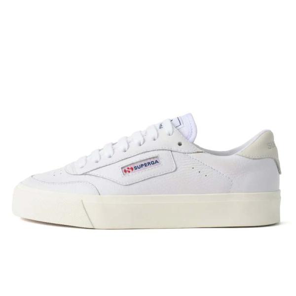 スペルガ 3843 コート SUPERGA 3843 COURT WHITE-F AVORIO メン...