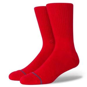 スタンス ソックス STANCE SOCKS 靴下 ICON RED メンズ ソックス M311D14ICO#RED｜bostonclub