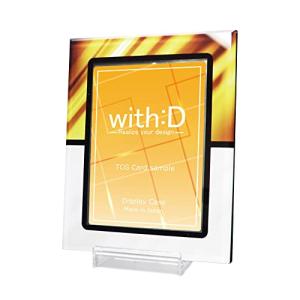 With:D カードディスプレイ ネオジムスライドtype ミニ [黒アクリル