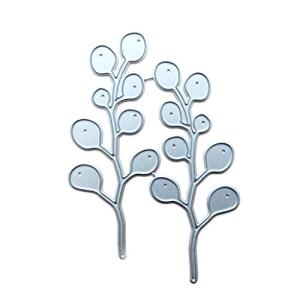 TAIYANBESTツリーリーフメタルカッティングダイステンシルスクラップブッキングDIYアルバムスタンプ紙エンボスシルバー炭素鋼アルバムスタンプ