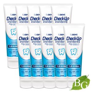 【当日発送】ライオン デント チェックアップ スタンダード (マイルドピュアミント) 135g×10...