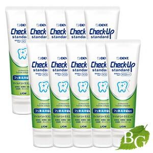 ライオン デント チェックアップ スタンダード (マイルドシトラスミント) 135g×10本セット ...
