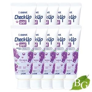 ライオン デント チェックアップジェル (グレープ) 60g×10本セット 【 爆買 】