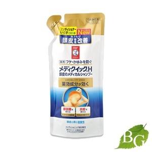 ロート製薬 メディクイックH頭皮のメディカルシャンプー 280mL 詰替え用｜botanic-garden