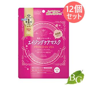 コーセー クリアターン プリンセスヴェール エイジングケア マスク 8枚入×12個セット