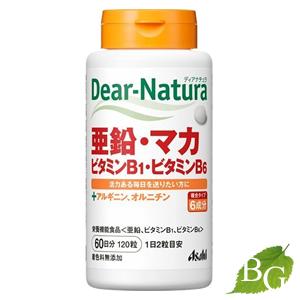 アサヒ ディアナチュラ 亜鉛・マカ・ビタミンB1・ビタミンB6 120粒(60日分)