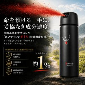 熊撃退 スプレー カプサイシン 1% 熊よけス...の詳細画像3