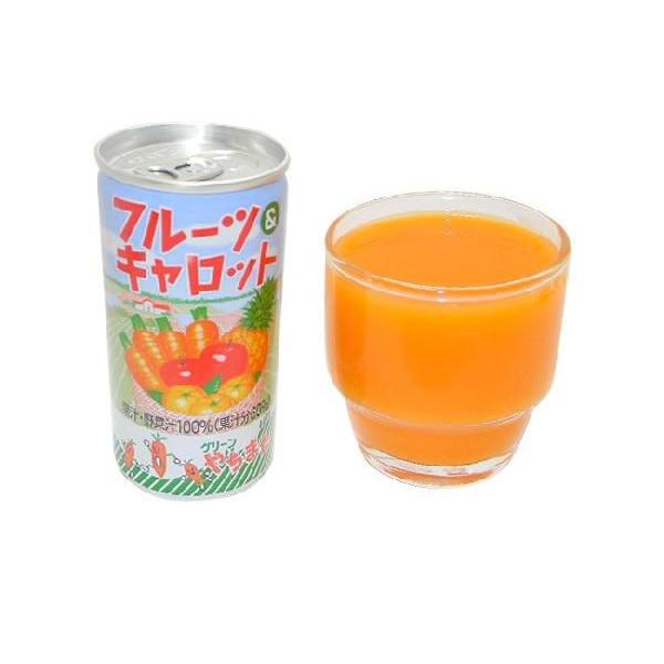 JA いんば　フル−ツ＆キャロットジュース190g×30缶入(1箱販売)いんば産にんじん使用