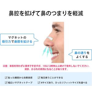 15日セット マグネットノーズバンド いびき防...の詳細画像2