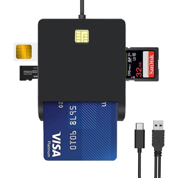 ［BOEN］カードリーダー マイナンバーカード対応 IC /SDカードリーダー USB 接触型 IC...