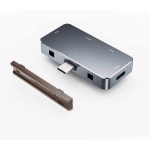 USB Type C ハブ USB C ハブ Type-c hub iPad Pro向け 60W PD充電対応 アルミ合金 PD充電 4K HDMI出力 変換 アダプタ 3.5mm (4 in 1)｜bouenn