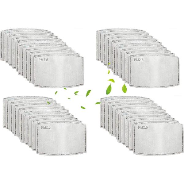 [BOEN]【40枚セット】PM2.5 活性炭フィルター マスクフィルター  マスク用取り替え 交換...