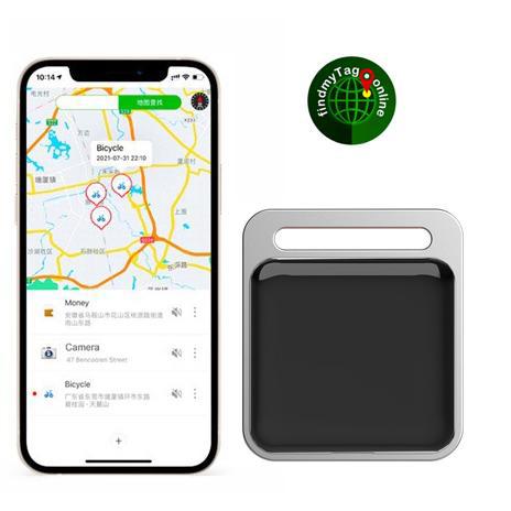 （ブラック）紛失防止タグ 小型 スマートトラッカー エアタグ スマートタグ 電池交換可能 財布忘れ物...