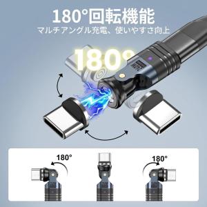 Type-C 変換アダプタ マグネット式 L字...の詳細画像2