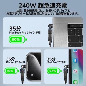 Type-C 変換アダプタ マグネット式 L字...の詳細画像5