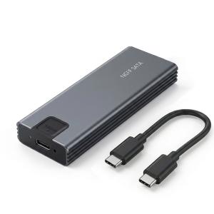 NGFF SSD/ M.2 SATA外付けケース(B-Key・M+B Key) SSD対応USB-C 3.1 2230/2242/2260/2280 UASP対応 最大5Gbps高速転送2TB容量対応 【NVME/PCIE非対応】