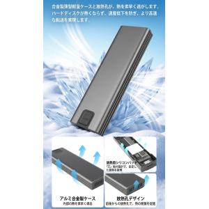NGFF SSD/ M.2 SATA外付けケー...の詳細画像2