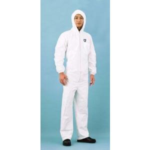 タイベックカバーオール1010B タイベック 続服 防護服 デュポン アゼアス 化学防護服 使い捨て...