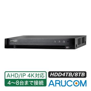 防犯カメラ レコーダー NVR IP 録画機 8ch 4TB HDD 監視 保存 4K