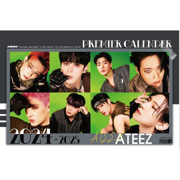 エイティーズ　ATEEZ　卓上カレンダー　2024年-2025年　2年分カレンダー　おまけ付き　デス...