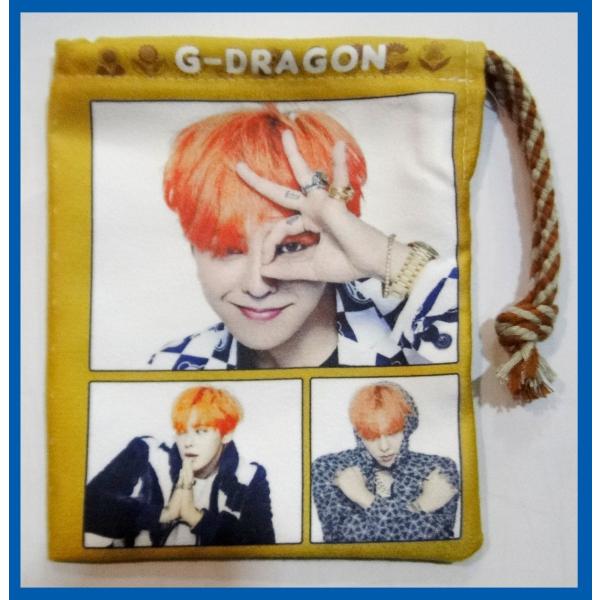 送料無料☆BIGBANG　G-DRAGON　ジードラゴン　巾着袋