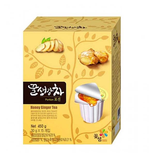 韓国直発送　はちみつ生姜茶　ポーションタイプで便利　30ｇ15個入り　韓国伝統茶　
