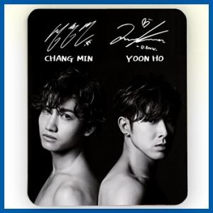 東方神起　TVXQ　トンバン　チャンミン　ユンホ　ユノ　マウスパッド｜bounceshop