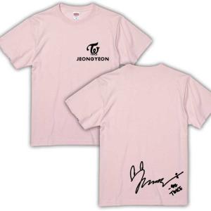 ナヨン TWICE トゥワイス カラー Tシャツ ベビーピンク 男女兼用 綿100