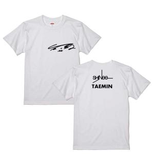 テミン　TAEMIN　SHINee　シャイニー　ホワイト　白Tシャツ　T-シャツ　 ts0809-2｜bounceshop