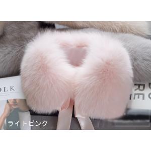 チュチュアンナ マフラー ストール リボン付きフェイクファー チュチュアンナ マフラー ストール リボン付きフェイクファー