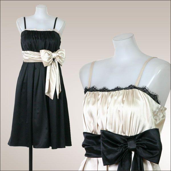 パーティードレス フォーマルワンピース 結婚式 ブライダル ２次会 サテンドレス レディース