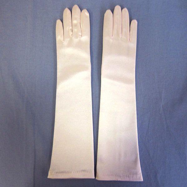 子供用 サテン手袋 グローブ ドレス手袋 結婚式 ブライダル ピンク