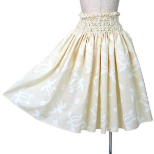 シングル パウスカート 4段ゴム入り フラダンス衣装