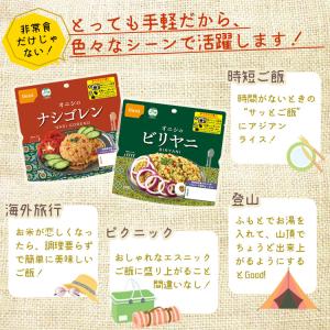 非常食 オニシのビリヤニ 80g 電子レンジ対...の詳細画像3