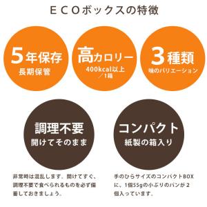 非常食 災害備蓄用パン ECOボックス 贈答用...の詳細画像3
